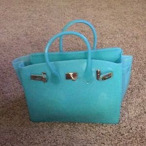 Blue jelly bag